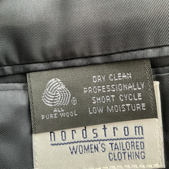 Vintage Burberrys Womens Jacket nordstrom tailored Wool Blazer Union Made in USA - Picture 12 of 13